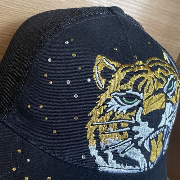 Mizzou Missouri Tigers The Game Rhinestone Gem Bling Trucker Snapback Cap Hat - Picture 4 of 14